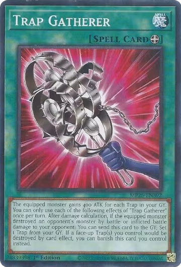 Trap Gatherer (MP25-EN392), 2025 Mega-Pack — Yu-Gi-Oh! card price