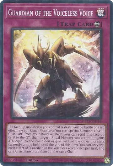 Guardian of the Voiceless Voice (MP25-EN396), 2025 Mega-Pack — Yu-Gi-Oh! card price