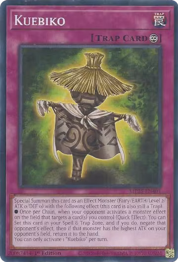 Kuebiko (MP25-EN401), 2025 Mega-Pack — Yu-Gi-Oh! card price