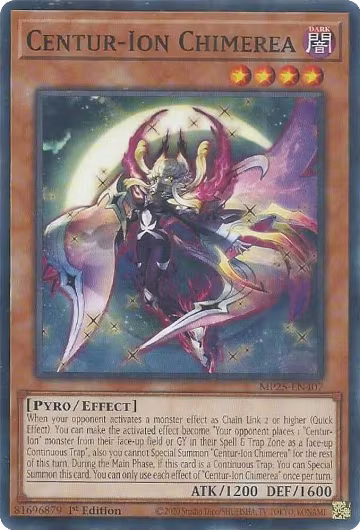 Centur-Ion Chimerea (MP25-EN407), 2025 Mega-Pack — Yu-Gi-Oh! card price