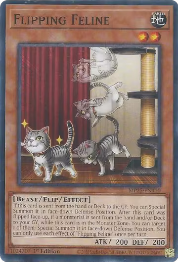 Flipping Feline (MP25-EN410), 2025 Mega-Pack — Yu-Gi-Oh! card price