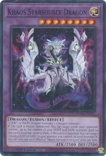 Khaos Starsource Dragon (MP25-EN413), 2025 Mega-Pack — Yu-Gi-Oh! card price