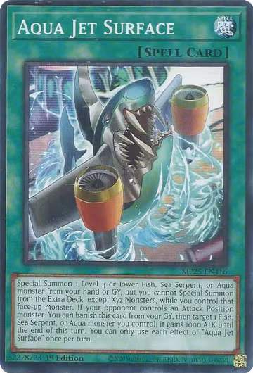 Aqua Jet Surface (MP25-EN416), 2025 Mega-Pack — Yu-Gi-Oh! card price