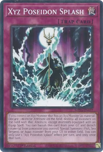 Xyz Poseidon Splash (MP25-EN422), 2025 Mega-Pack — Yu-Gi-Oh! card price