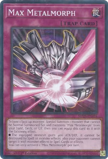 Max Metalmorph (MP25-EN424), 2025 Mega-Pack — Yu-Gi-Oh! card price
