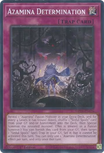 Azamina Determination (MP25-EN426), 2025 Mega-Pack — Yu-Gi-Oh! card price