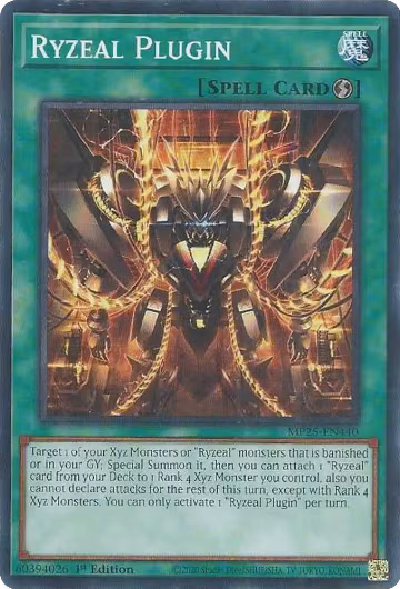 Ryzeal Plugin (MP25-EN440), 2025 Mega-Pack — Yu-Gi-Oh! card price