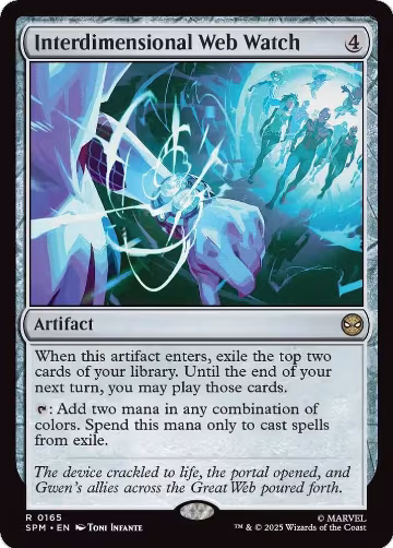 Interdimensional Web Watch (165), Marvel's Spider-Man — Magic card price