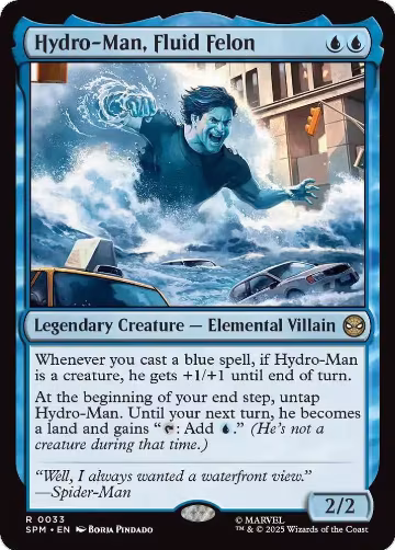 Hydro-Man, Fluid Felon (33), Marvel's Spider-Man — Magic card price