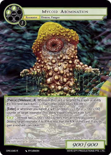 Mycoid Abomination (DRC-045 R), Descent into the Raven's Catacombs — Force of Will card price