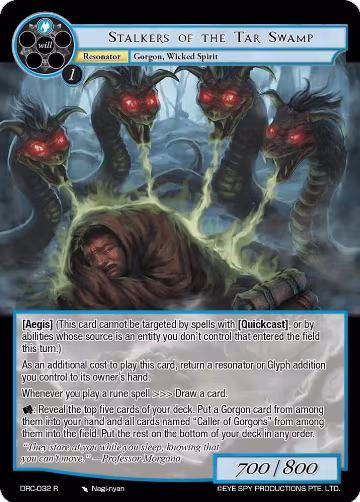 Stalkers of the Tar Swamp (DRC-032 R), Descent into the Raven's Catacombs — Force of Will card price