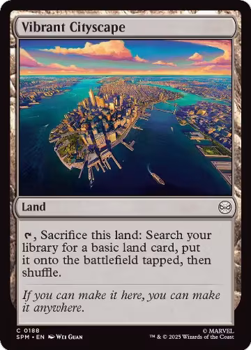 Vibrant Cityscape (188), Marvel's Spider-Man — Magic card price