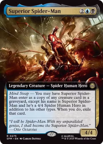 Superior Spider-Man (Extended Art) (275), Marvel's Spider-Man — Magic card price