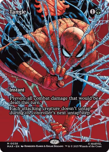 Tangle (Borderless) (38), Marvel Universe Eternal-Legal — Magic card price