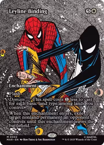 Leyline Binding (Borderless) (2), Marvel Universe Eternal-Legal — Magic card price