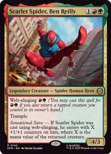 Scarlet Spider, Ben Reilly (142), Marvel's Spider-Man — Magic card price