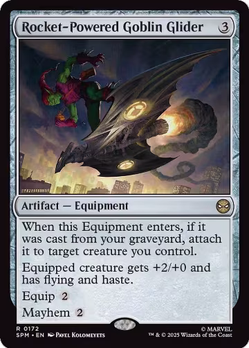 Rocket-Powered Goblin Glider (172), Marvel's Spider-Man — Magic card price