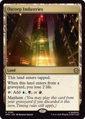Oscorp Industries (182), Marvel's Spider-Man — Magic card price