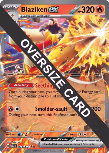 Blaziken ex (024/159), Jumbo Cards — Pokémon card price