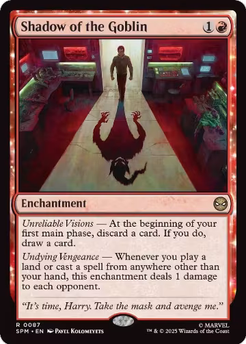 Shadow of the Goblin (87), Marvel's Spider-Man — Magic card price