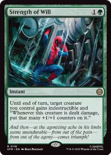 Strength of Will (118), Marvel's Spider-Man — Magic card price