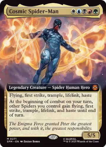 Cosmic Spider-Man (Extended Art) (271), Marvel's Spider-Man — Magic card price