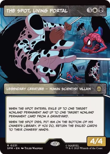 The Spot, Living Portal (Borderless) (231), Marvel's Spider-Man — Magic card price