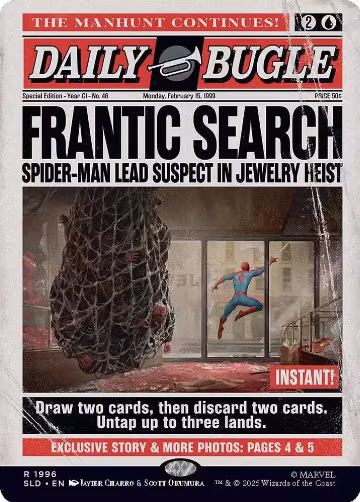 Frantic Search (1996) (1996), Secret Lair Drop Series — Magic card price
