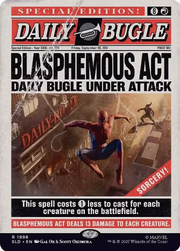 Blasphemous Act (1998) (1998), Secret Lair Drop Series — Magic card price