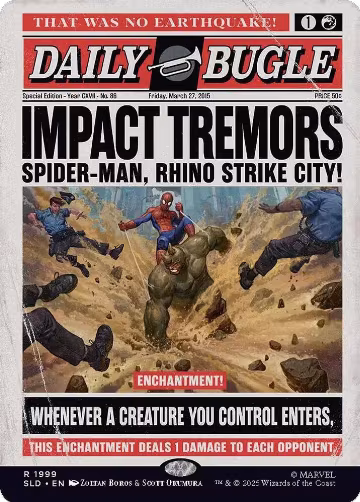 Impact Tremors (1999) (1999), Secret Lair Drop Series — Magic card price