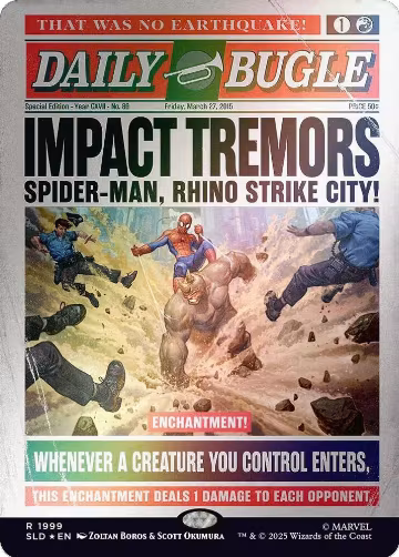 Impact Tremors (1999) (Rainbow Foil) (1999), Secret Lair Drop Series — Magic card price