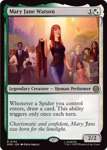 Mary Jane Watson (134), Marvel's Spider-Man — Magic card price