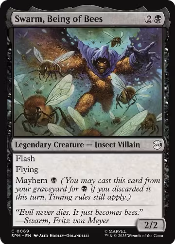 Swarm, Being of Bees (69), Marvel's Spider-Man — Magic card price