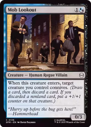 Mob Lookout (136), Marvel's Spider-Man — Magic card price