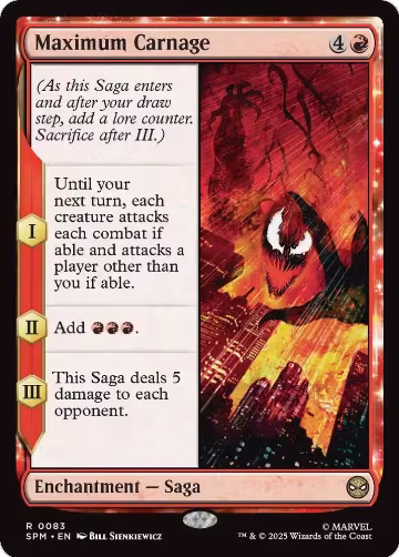 Maximum Carnage (83), Marvel's Spider-Man — Magic card price