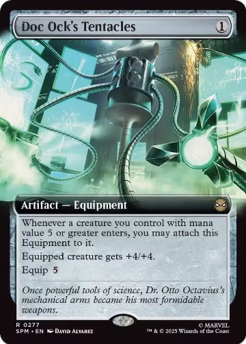 Doc Ock's Tentacles (Extended Art) (277), Marvel's Spider-Man — Magic card price