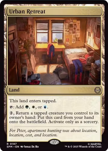 Urban Retreat (187), Marvel's Spider-Man — Magic card price