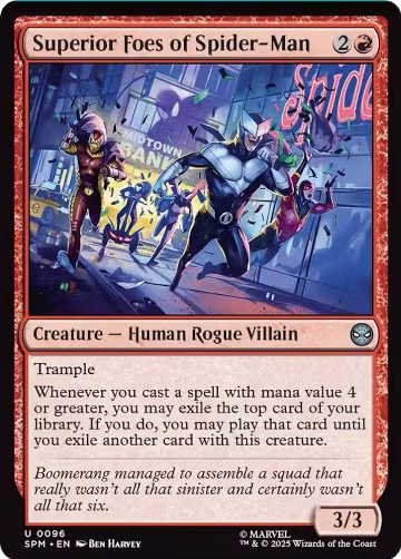 Superior Foes of Spider-Man (96), Marvel's Spider-Man — Magic card price