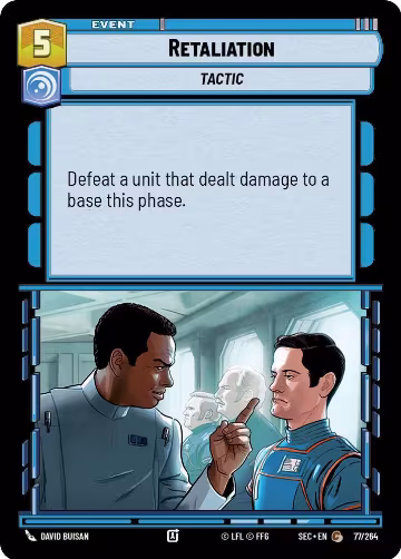 Retaliation (77/264), Secrets of Power — Star Wars card price