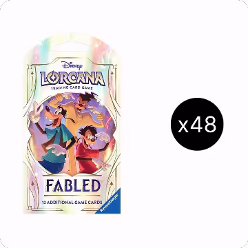 Disney Lorcana: Fabled Sleeved Booster Pack Case, Fabled — Lorcana card price