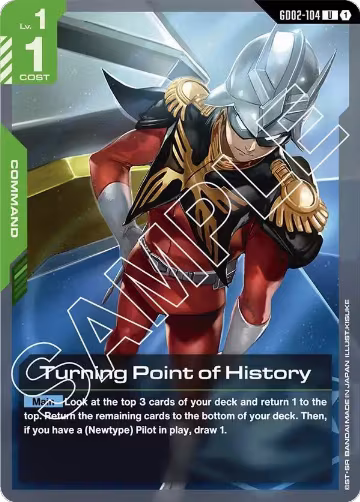 Turning Point of History (GD02-104), Dual Impact — Gundam card price