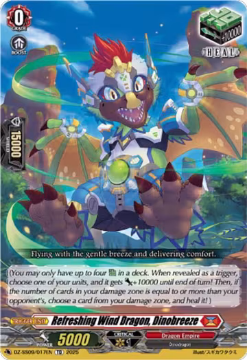 Refreshing Wind Dragon, Dinobreeze (DZ-SS09/017EN), DZ-SS09: Zero Tendo Start Deck — Vanguard card price