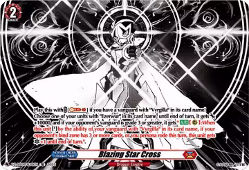 Blazing Star Cross (DZ-SS09/019EN), DZ-SS09: Zero Tendo Start Deck — Vanguard card price