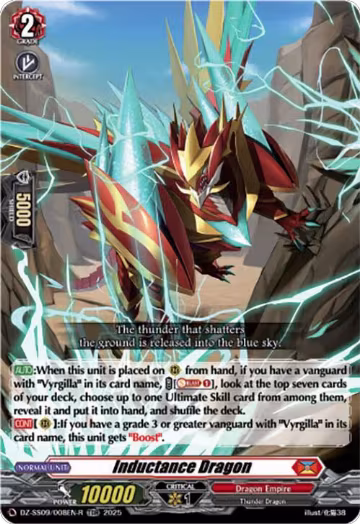 Inductance Dragon (TDR) (DZ-SS09/008EN-R), DZ-SS09: Zero Tendo Start Deck — Vanguard card price