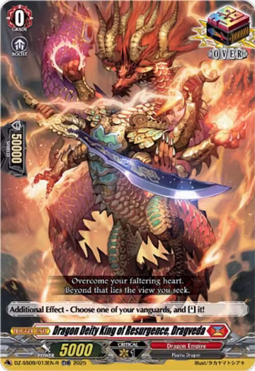 Dragon Deity King of Resurgence, Dragveda (TDR) (DZ-SS09/013EN-R), DZ-SS09: Zero Tendo Start Deck — Vanguard card price