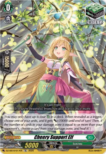 Cheery Support Elf (DZ-SS10/017EN), DZ-SS10: Shiki Otei Start Deck — Vanguard card price