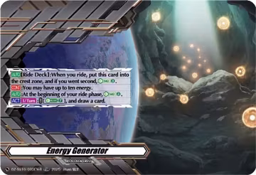 Energy Generator (TDR) (DZ-SS10/005EN-R), DZ-SS10: Shiki Otei Start Deck — Vanguard card price