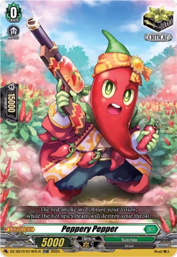 Peppery Pepper (TDR) (DZ-SS10/014EN-R), DZ-SS10: Shiki Otei Start Deck — Vanguard card price