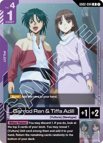Garrod Ran & Tiffa Adill (GD02-094), Dual Impact — Gundam card price