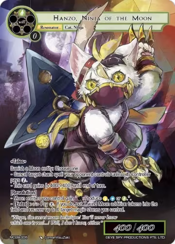 Hanzo, Ninja of the Moon (MC09-005 R) — card price